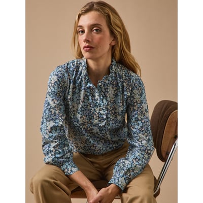 Blouse  tissu Liberty - Coupe Noémie CYRILLUS