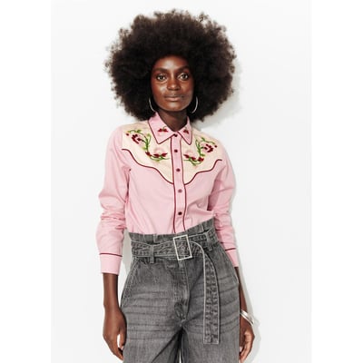 Chemise western brodée PROMOD