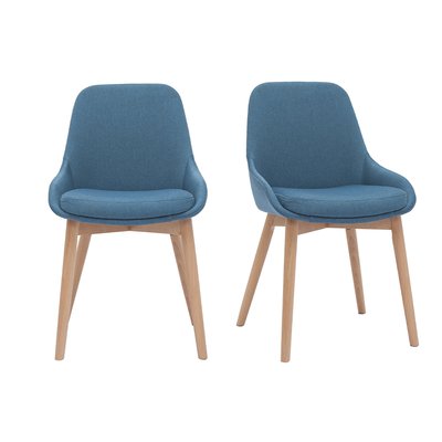 Chaises scandinaves en tissu (lot de 2) HOLO MILIBOO