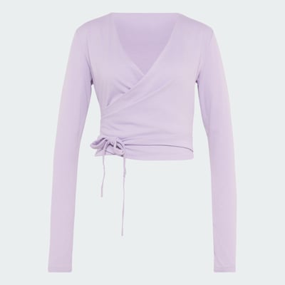 Haut Cache-Cœur 3 Bandes Studio Soft Ballet Haut Cache-Cœur 3 Bandes Studio Soft Ballet adidas Performance
