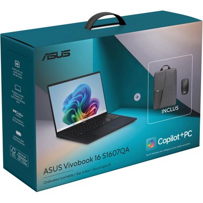 Ordinateur portable Pack S1607QA-MB107W Copilot + ASUS