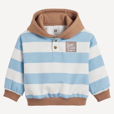 Sweat à capuche rayé LA REDOUTE COLLECTIONS