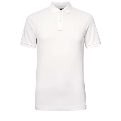 Polo en coton biologique rose uni avec une coupe droite et un col boutonné G-Star RAW