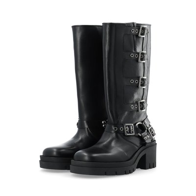 bottines motardes BIANCO BIANCO