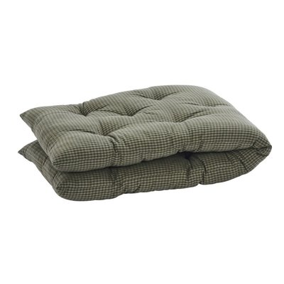 Matelas d'assise banc coton imprimé petits carreaux MADAM STOLTZ