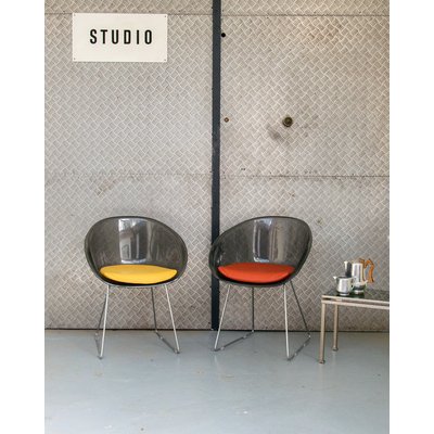 Lot de 6 fauteuils italiens Jakob N°319 - Bon état DEBONGOUT