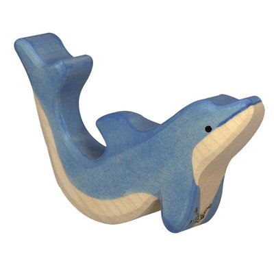 Figurine petit dauphin HOLZTIGER