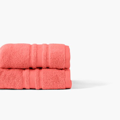 Drap de bain coton LOLA II CARRE BLANC