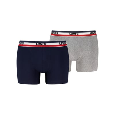 Lot de 2 boxers en coton multicolores pourvus de ceintures élastiquées LEVI'S