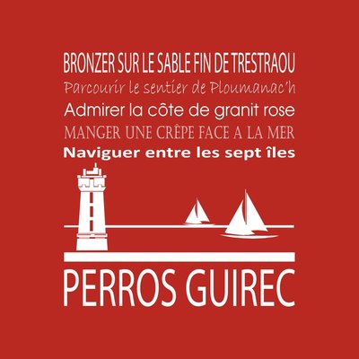 Tableau Mural Perros Guirec RÉGIONALISME CEANOTHE