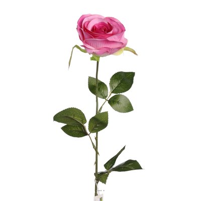 Rose Nina artificielle Rose chaud H70cm Tê ARTIFICIELLES