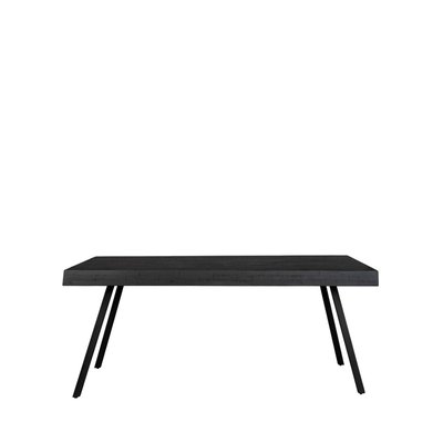 Table à manger 6 personnes en teck recyclé et métal - SURI DRAWER