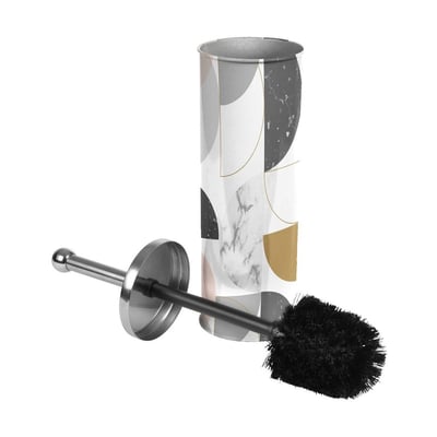 Brosse Wc Métal Géomarbre Rose DECORATIE