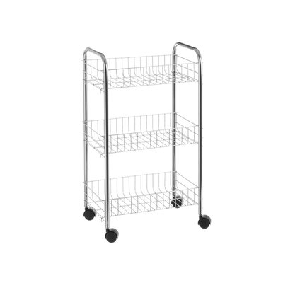 Chariot a Légumes en Métal Grillagé 3 Étages - H67cm WADIGA