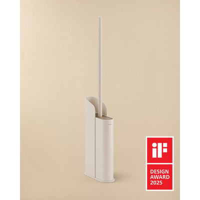 Brosse Wc avec vis ou adhésif FLAT COSMIC