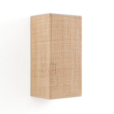 Aplique rectangular de rafia, Dolkie LA REDOUTE INTERIEURS
