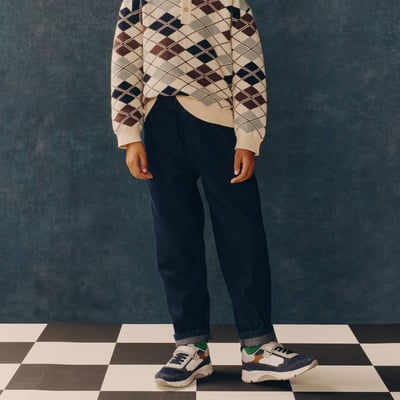 Pull jacquard contenant de la laine MONOPRIX