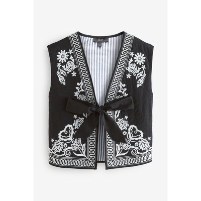 Veste sans manches brodée matelassée NEXT