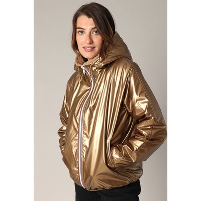 Blouson réversible métallisé imitation fourrure
 ISSIA DEELUXE