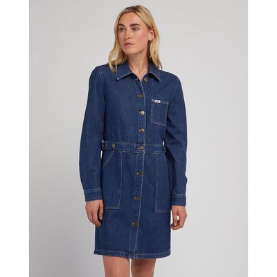 Denim Mini Shirt Dress LEE