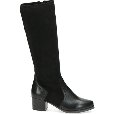 Bottes nubuck noir La Redoute