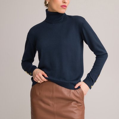 Sous pull bleu marine femme La Redoute