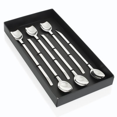 Coffret 6 cuilleres glace longue spiga TABLE PASSION