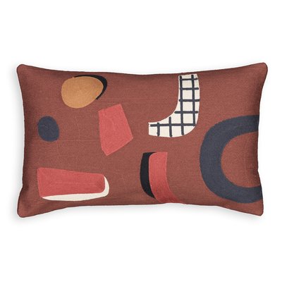 Housse de coussin rectangulaire en coton, Walter LA REDOUTE INTERIEURS