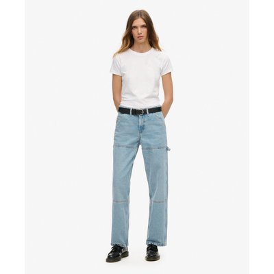 Jean Carpenter taille mi-haute en denim SUPERDRY
