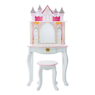 Coiffeuse Tabouret Enfant Bois FASHION PRINTS TEAMSON KIDS