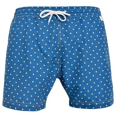 Short de bain MONTAUK 2565 small white dots LES LOULOUS DE LA PLAGE