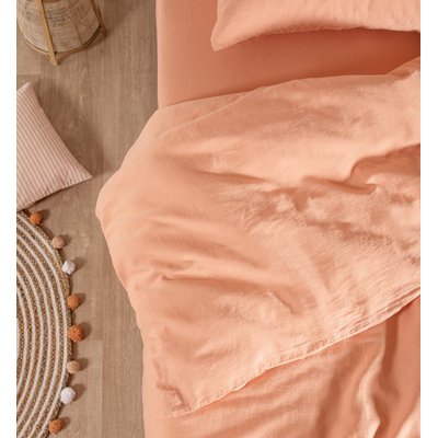 Housse de Couette 1 personne SATIN DE COTON BIO LAVÉ KADOLIS