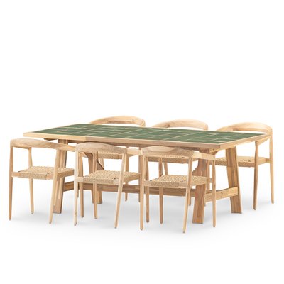 Salon de jardin, 6 fauteuils BISBAL & MODENA DEFORA HOME