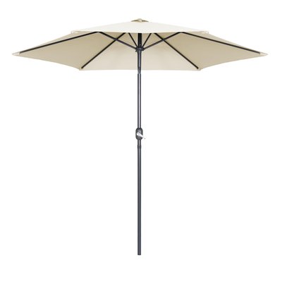 Parasol droit à manivelle inclinable 3m, MATERA OVIALA