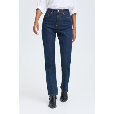 Jeans coupe droite, taille haute B.YOUNG