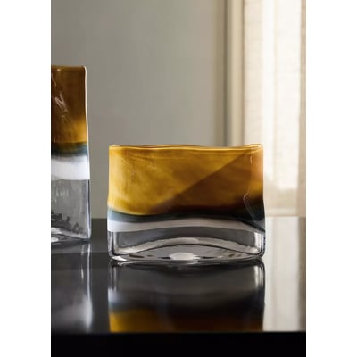 Vase en cristal 100 % semi-transparent MANGO HOME