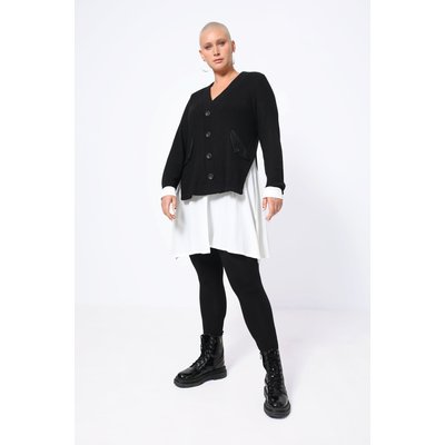Tunique imprimé effet gilet en maille superposé JEAN-MARC PHILIPPE