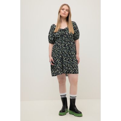 Robe mini trapèze à imprimé floral. Encolure STUDIO UNTOLD