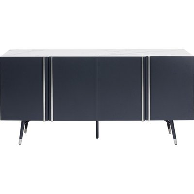 Buffet 4 portes plateau en verre, CATANIA KARE DESIGN