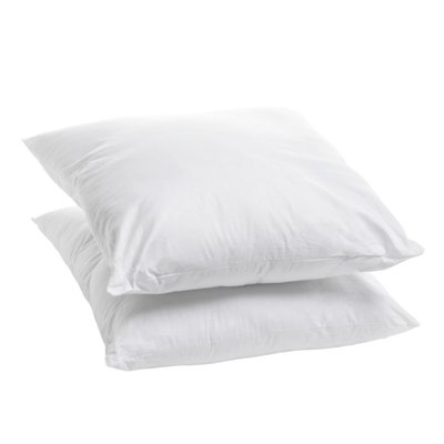 Lot de 2 Oreillers Moelleux COTON BIO BLEU CALIN