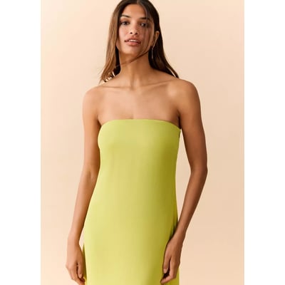 Robe bustier avec foulard MANGO TEEN