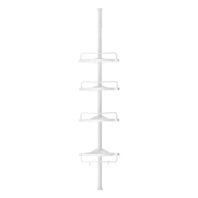 Étagère de Douche Réglable avec 4 Tablettes - H85/305 cm CALICOSY