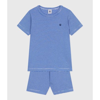 Pyjashort à rayures en coton PETIT BATEAU