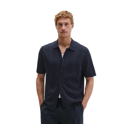 T-shirt à manches courtes en maille fine Travel Collection en pur coton bio MARC O'POLO