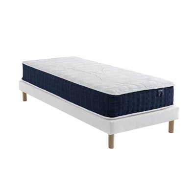 Ensemble matelas ressorts, sommier Lune et pieds Rêve 400 SOMEO