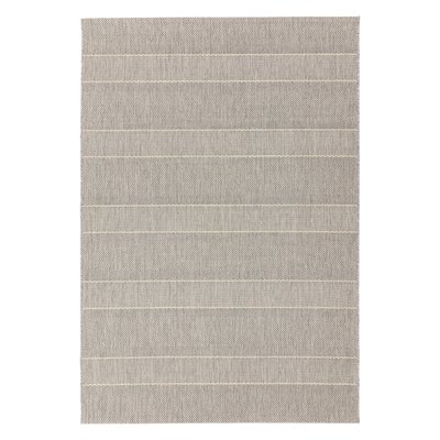 Natural Stripe Indoor/Outdoor Rug SO'HOME