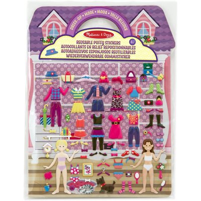 Livret d'autocollants reliefs repositionnables Mode MELISSA & DOUG