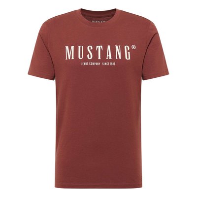 T-shirt coton col rond droit MUSTANG