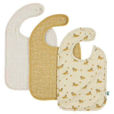 Lot de 3 bavoirs Lively Lion - Trixie TRIXIE