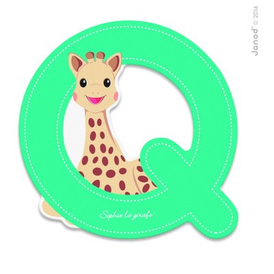 Lettre de l' Sophie la girafe Q JANOD